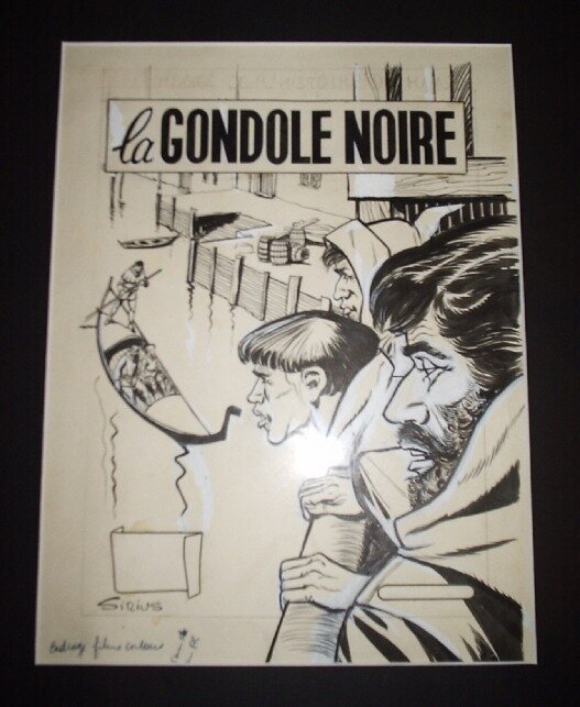 Sirius, Timour n° 22 « La Gondole noire », 1967. - Couverture originale