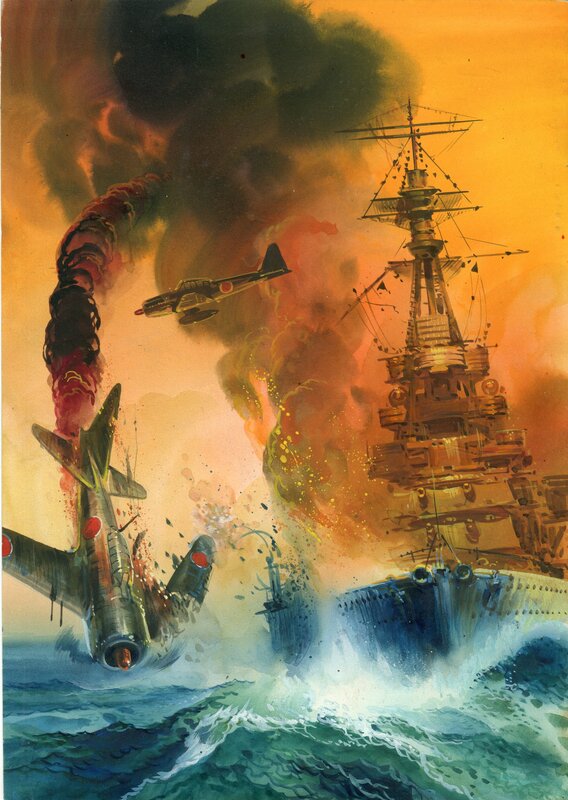 Couverture DE NAVY N° 38 PAR RINO FERRARI - Original Cover