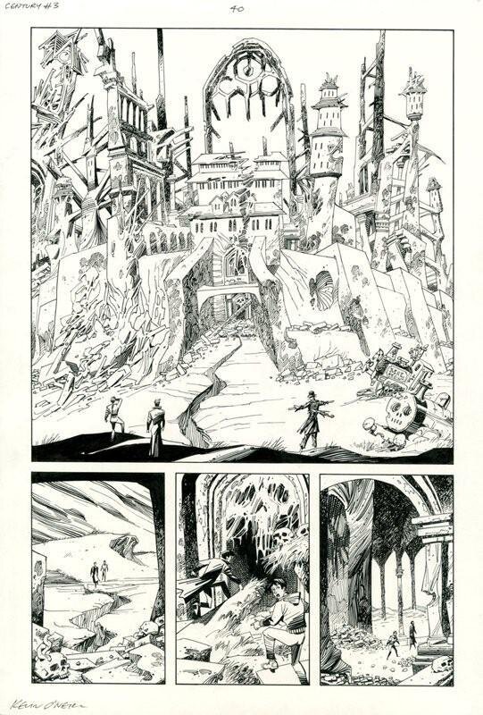 Kevin O'Neill, Alan Moore, La ligue des Gentlemen extraordinaires/League of Extraordinary Gentlemen Century 2009, page 40 - Comic Strip