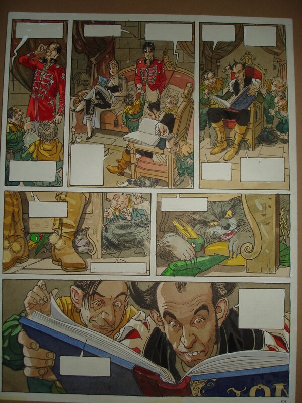 Jean-Pierre Gibrat, Marée Basse_Mise en couleur pl.53 - Comic Strip