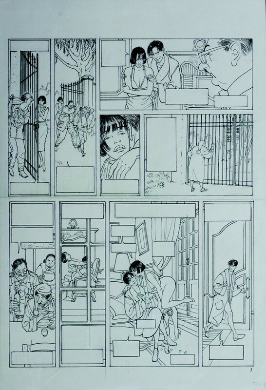 Jean-Pierre Gibrat, Pinocchia_planche 19 - Comic Strip