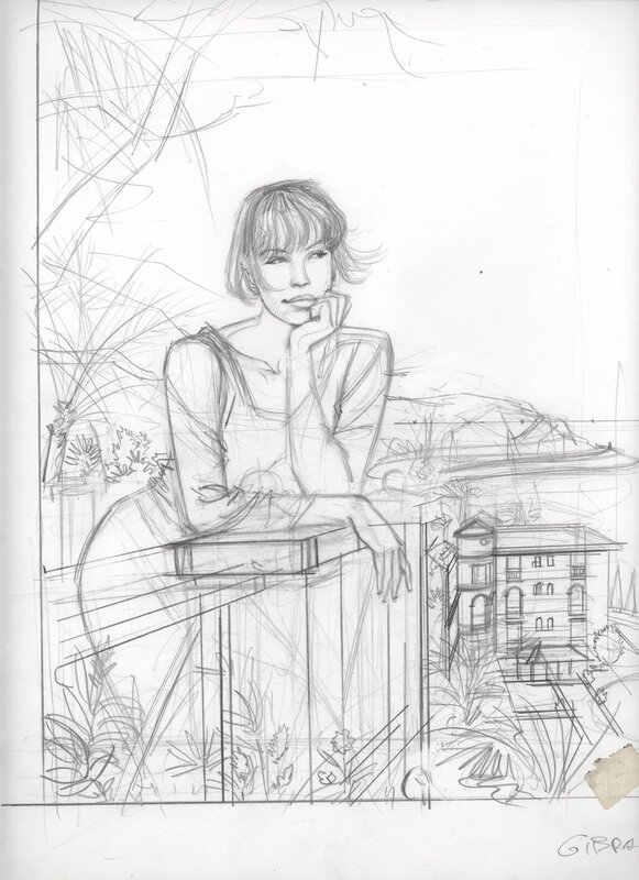 Jean-Pierre Gibrat, Villa aux roses crayonné 03 - Comic Strip
