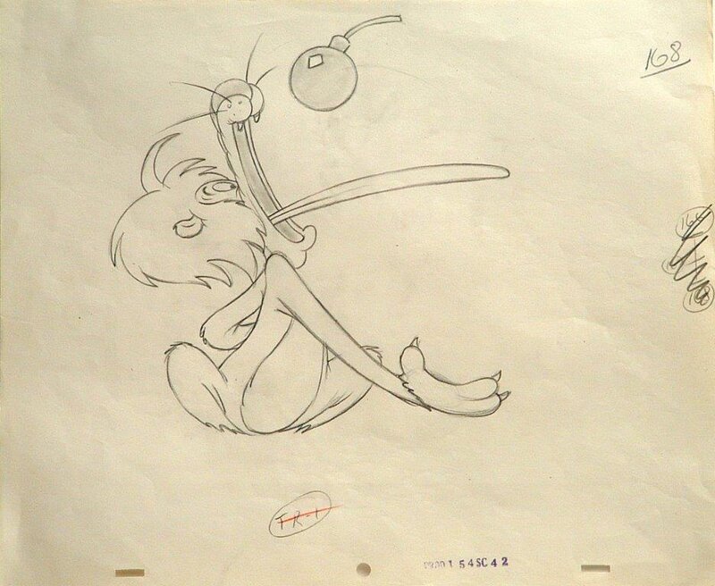 For sale - Tex Avery- Slap Happy Lion 1947 by Tex Avery - Illustration
