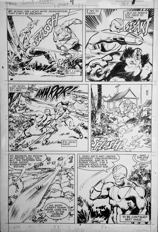 John Buscema, Klaus Janson, Marvel Comics Presents # 4 - Planche originale