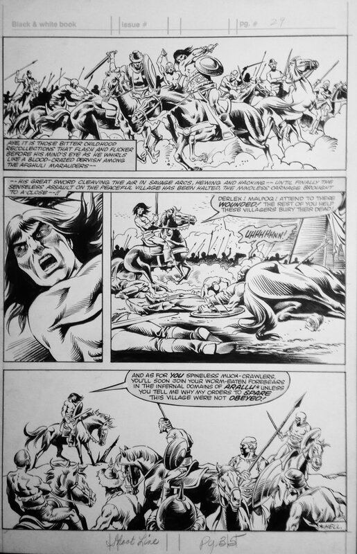 Gil Kane, Dan Bulanadi, Savage Sword of Conan #85 - Comic Strip