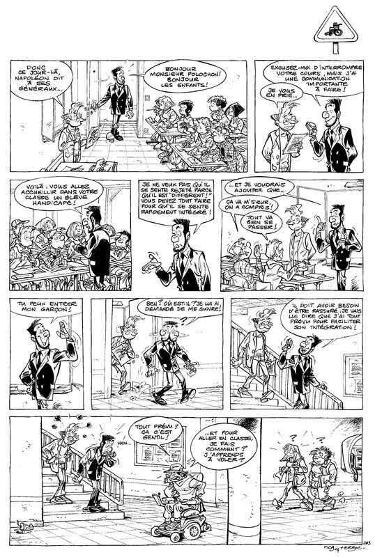 Pica Les Profs - Planche originale