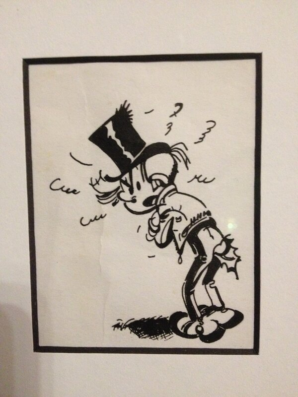 unknown, Faux Spirou au chapeau - Original art