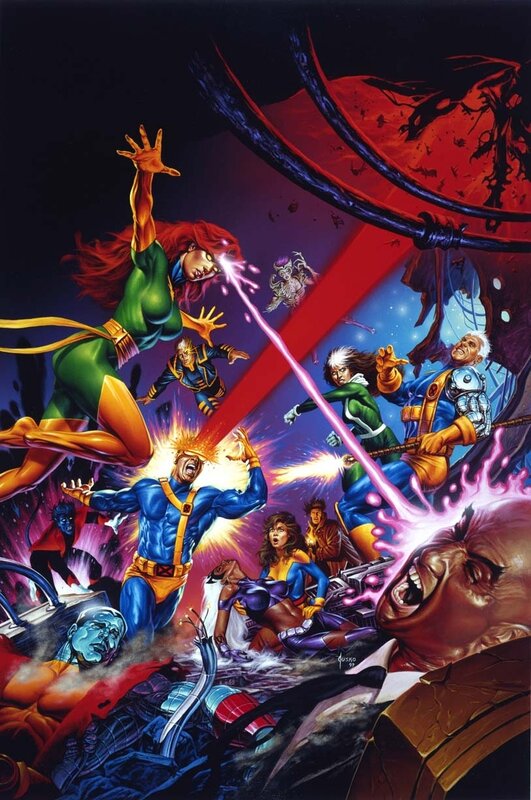 Joe Jusko, Uncanny X men cover # 375 - Couverture originale