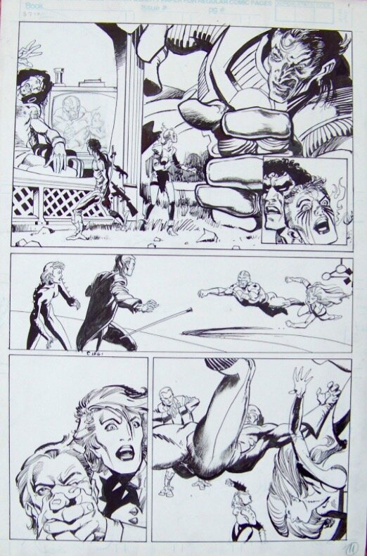 Excalibur #27 by Barry Windsor-Smith, Bill Sienkiewicz - Comic Strip