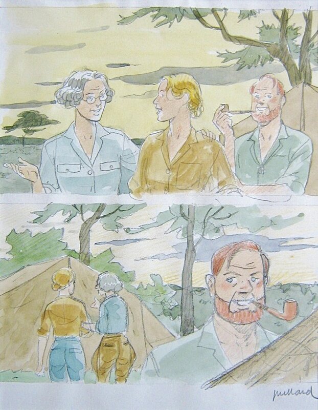 Blake & Mortimer par André Juillard, Yves Sente - Illustration originale
