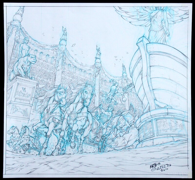 For sale - Mateo Guerrero, Gloria Victis - Couverture - Original Cover