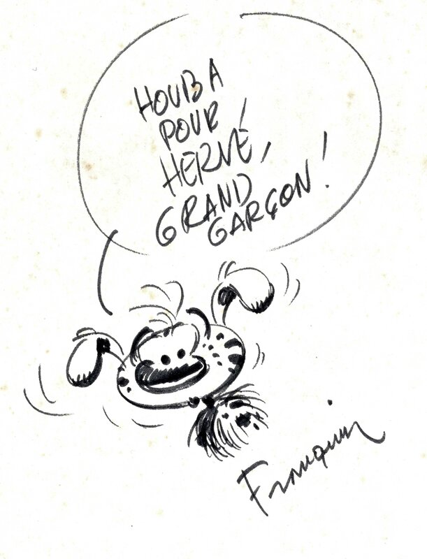 Marsupilami par André Franquin - Dédicace