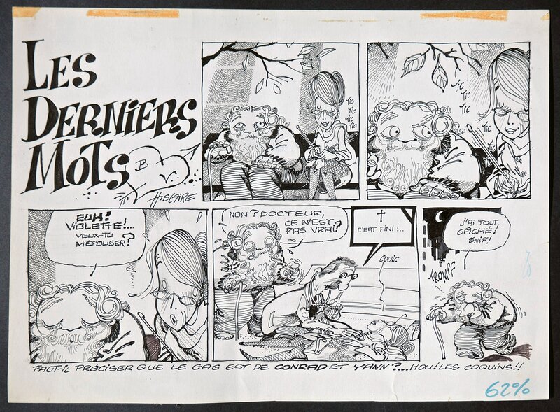 Bernard Hislaire, Yann, Didier Conrad, Bidouille et Violette - Les derniers mots - Comic Strip