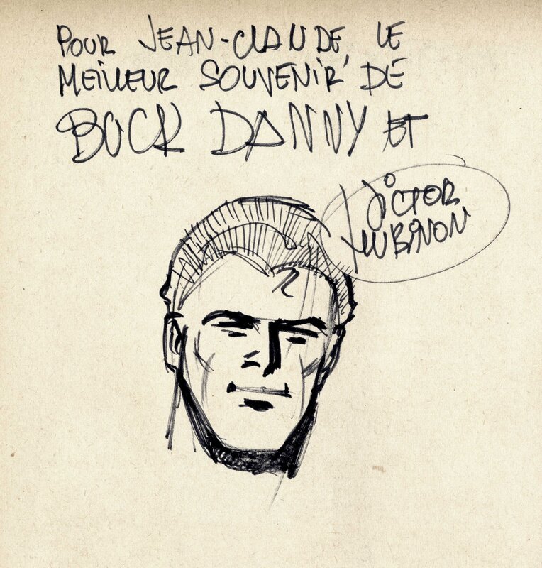 Buck Danny par Victor Hubinon - Dédicace