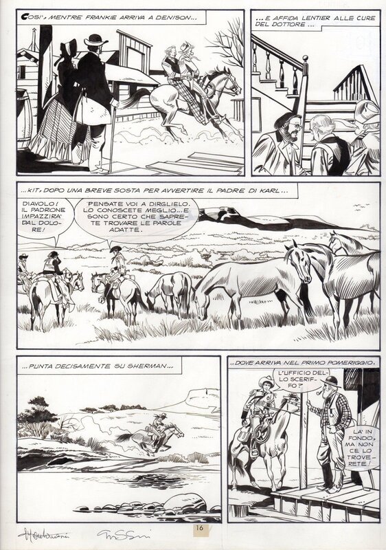 Giuseppe Montanari, Ernesto Grassani, L'ombra inafferabile - Il Piccolo Ranger 233 (Bonelli) - Comic Strip