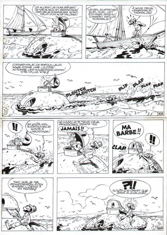 1963 - Remacle : Le vieux Nick - Planche originale