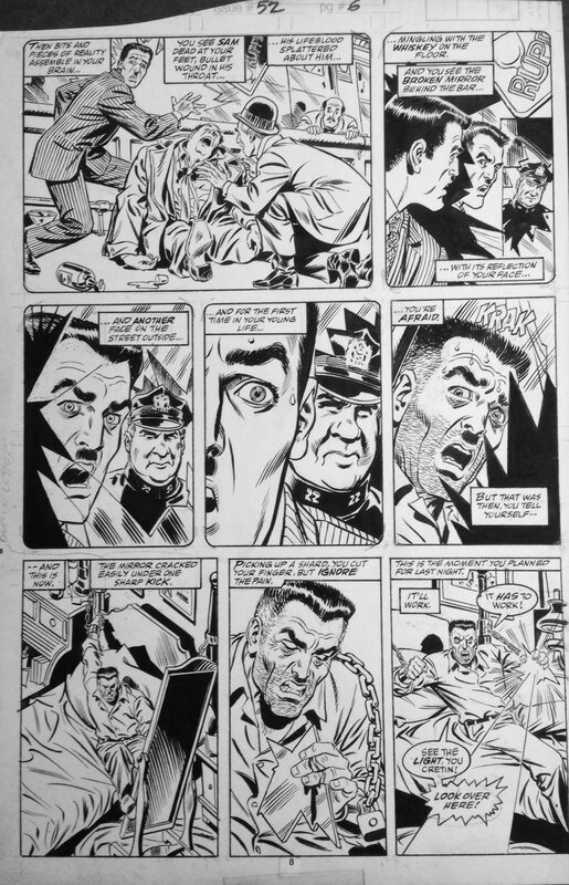 Frank Springer, John Romita, Web of spider man 52 - Planche originale