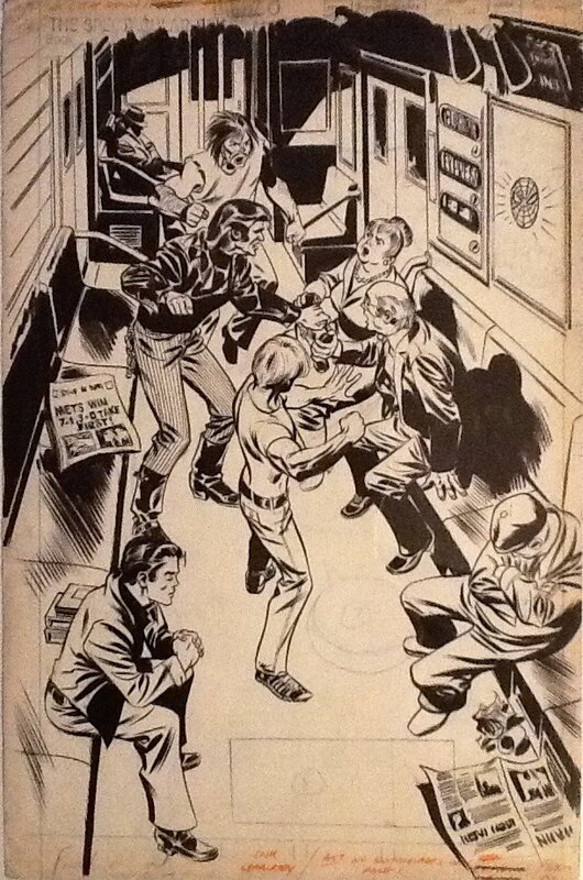 Frank Springer, The Spectacular Spider-man #24 - Comic Strip