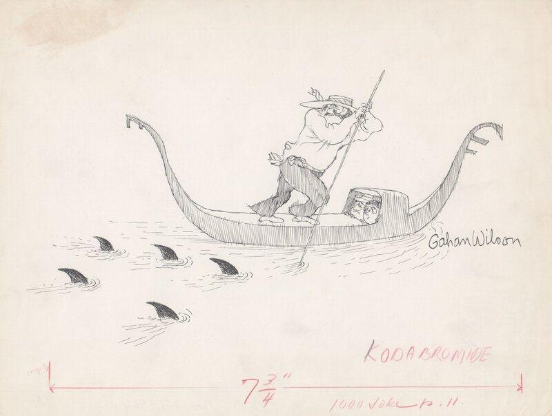 Venezia par Gahan Wilson - Illustration originale