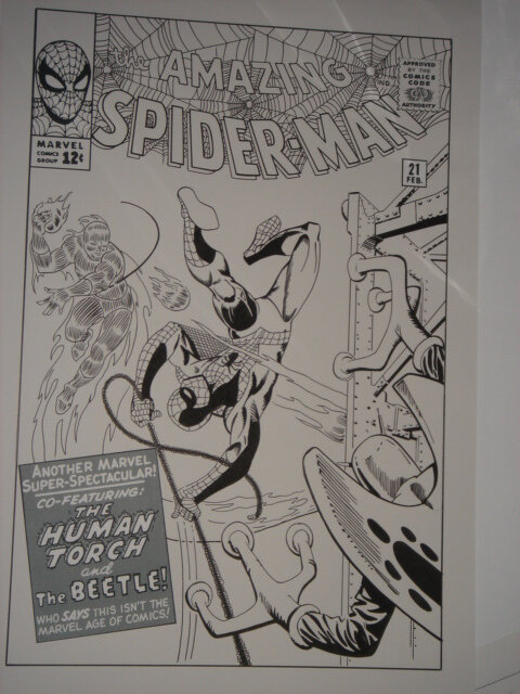Spiderman par Steve Ditko, Stan Lee - Couverture originale
