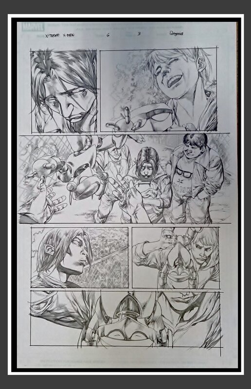 Planche Originale X-Men Xtrem par Segovia - Comic Strip