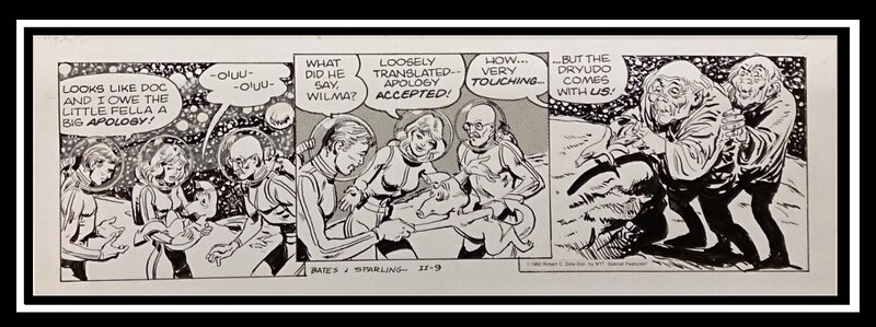 Strip Original de BUCK ROGERS par Bates et Sparling by Jack Sparling, Cary Bates - Comic Strip