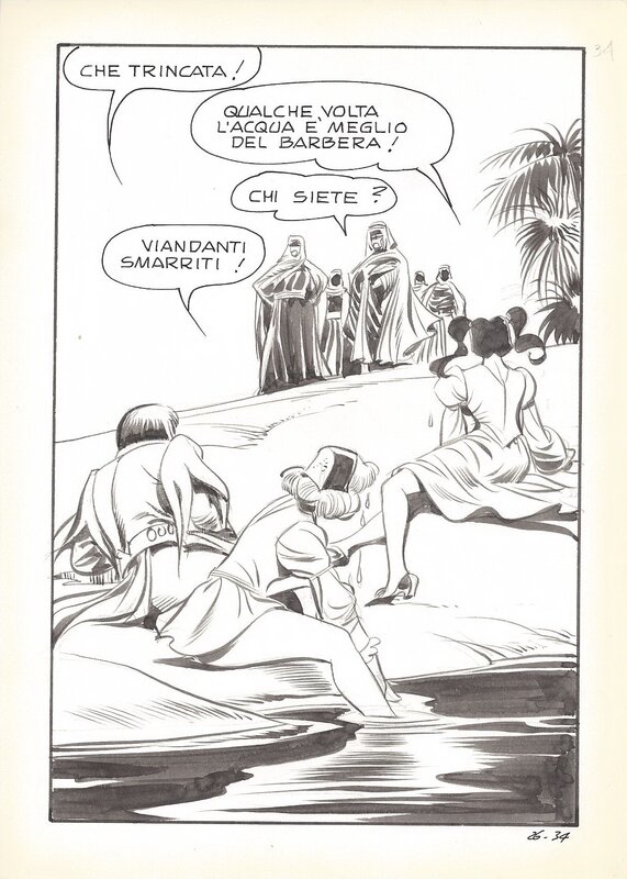 Biancaneve #26 p34 par Leone Frollo - Planche originale