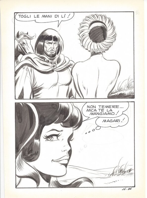 Biancaneve #26 p86 par Leone Frollo - Planche originale