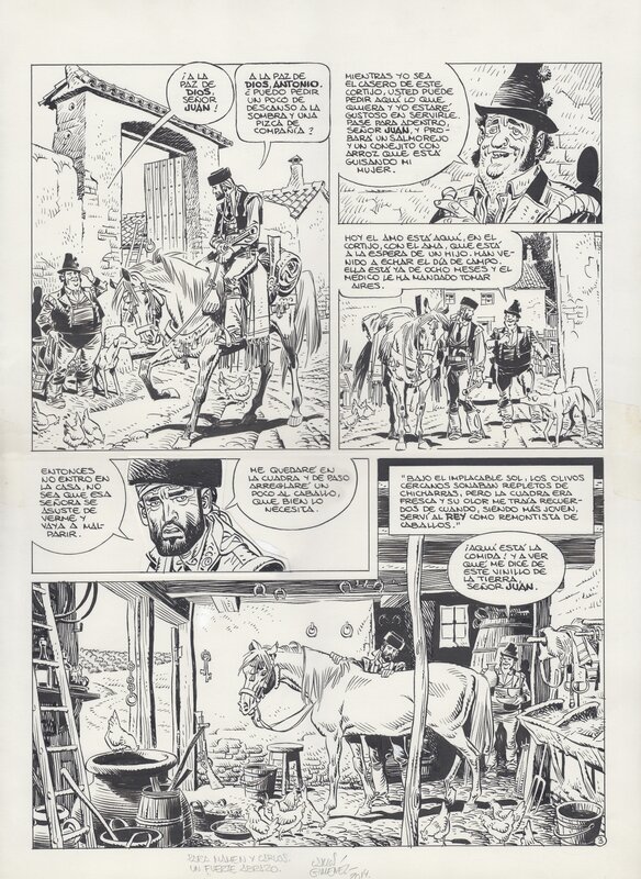 Bandolero, pag. 2 by Carlos Giménez - Comic Strip