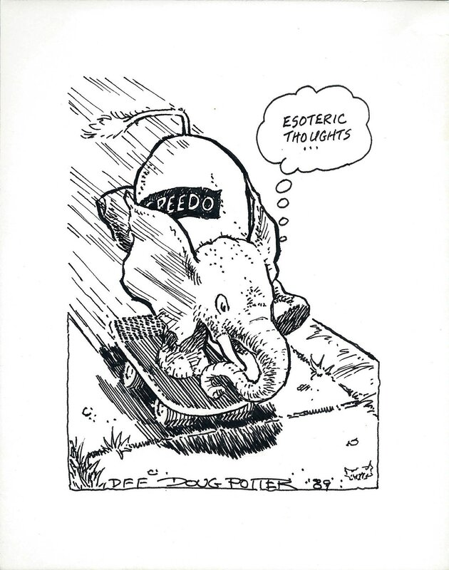 Illustration par Doug Potter - 1989 - Comic Strip
