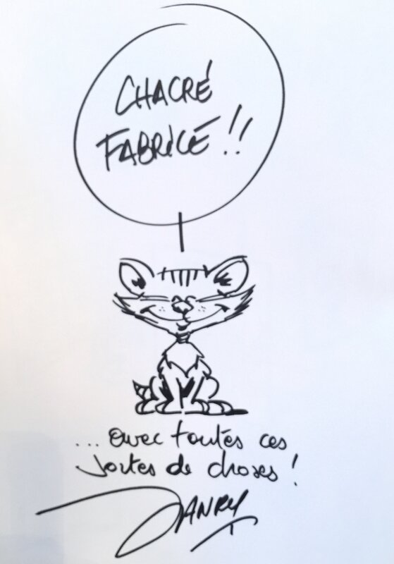 Janry, Univers de Spirou: Le chat du Petit Spirou - Dédicace