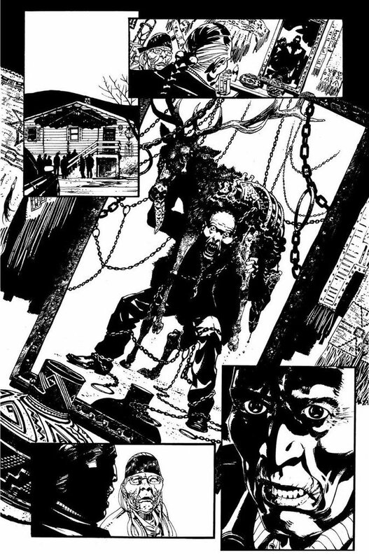 Scalped - T8 Totem par R.M. Guéra, Jason Aaron - Planche originale