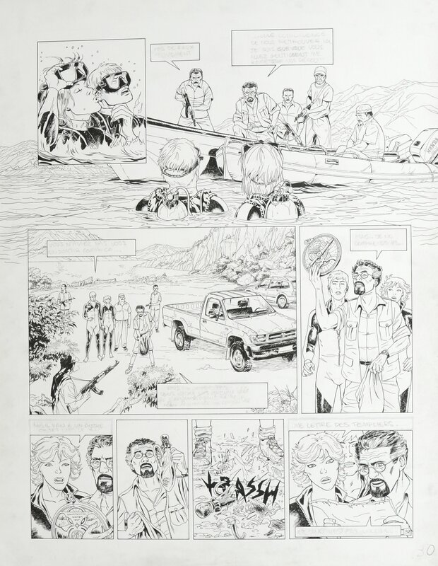 Le dernier templier by Miguel Lalor - Comic Strip