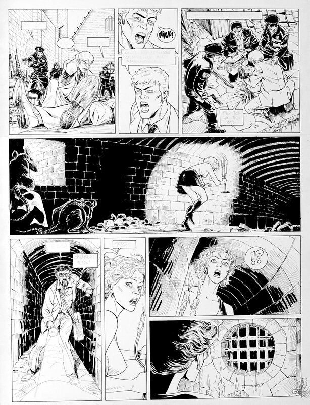Le dernier templier par Miguel Lalor - Planche originale