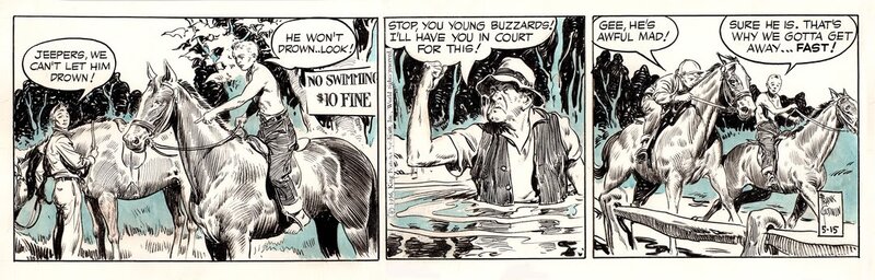 Rusty Riley 1956 by Frank Godwin - Comic Strip