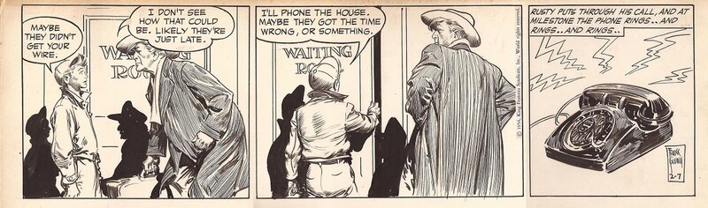 Rusty Riley 1956 by Frank Godwin - Comic Strip