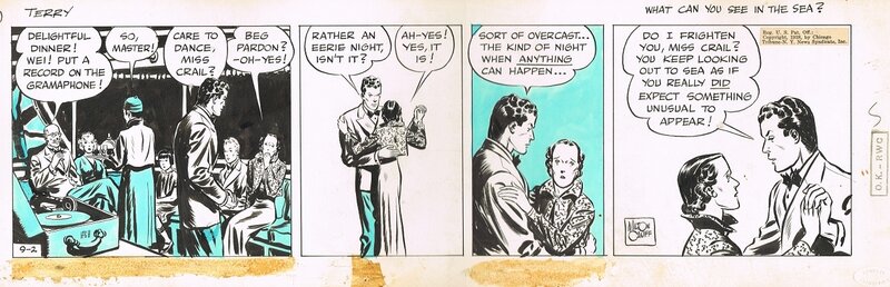 Milton Caniff, Terry and the Pirates 1938 - Planche originale