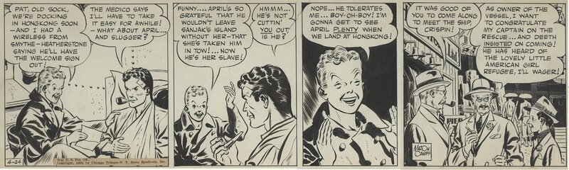 Milton Caniff, Terry and the Pirates 1939 - Comic Strip