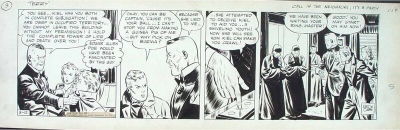 Milton Caniff, Terry and the Pirates 1941 - Planche originale