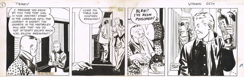 Milton Caniff, Terry and the Pirates 1941 - Comic Strip