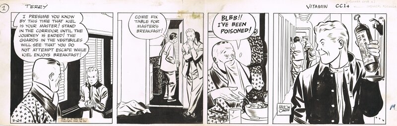 Milton Caniff, Terry and the Pirates 1941 - Planche originale