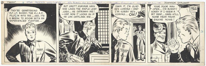 Milton Caniff, Terry and the Pirates 1943 - Comic Strip