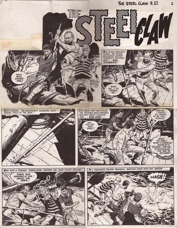 The Steel Claw 1963 by Jesús Blasco - Comic Strip