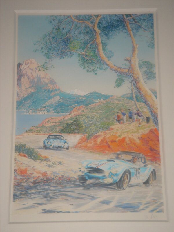 Le TOUR DE CORSE by Denis Sire - Original Illustration