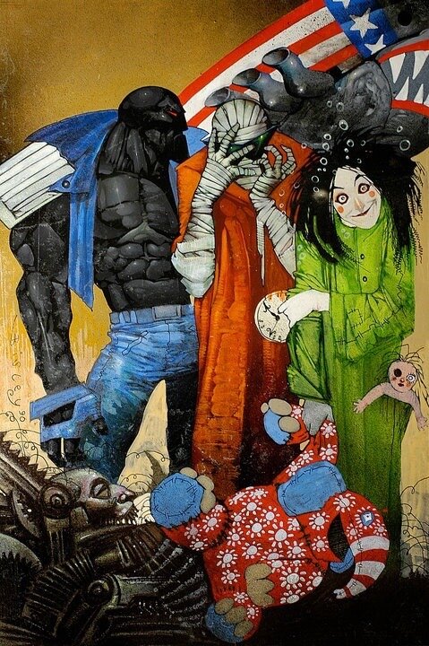 Doom patrol par Simon Bisley - Couverture originale