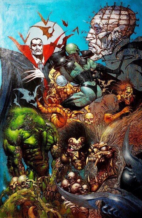 Haevest of evil par Simon Bisley - Planche originale