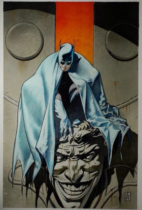 Dc marvel Batman par Liberatore - Couverture originale