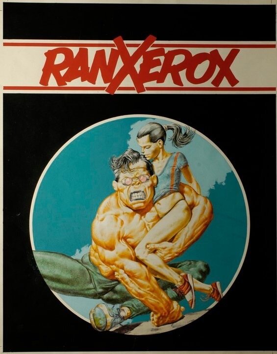 Liberatore, Original Ranxerox cover italian - Couverture originale