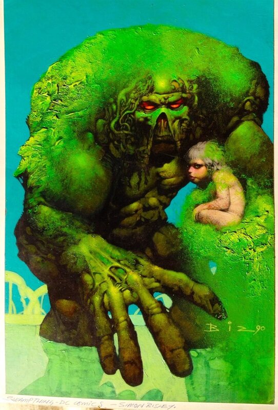 Swamp thing par Simon Bisley - Planche originale