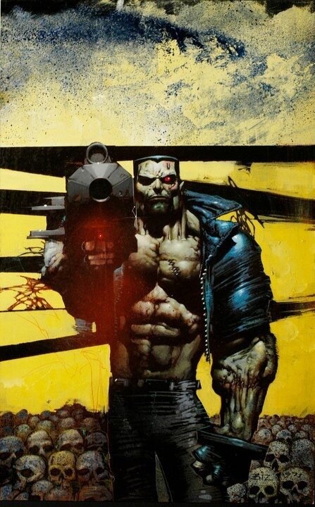 Terminator 2 par Simon Bisley - Couverture originale